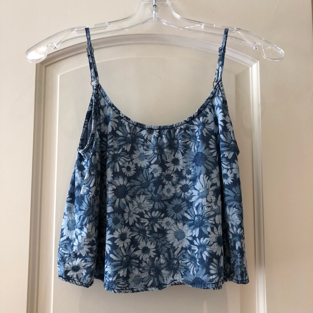 Daisy Denim Crop Top
